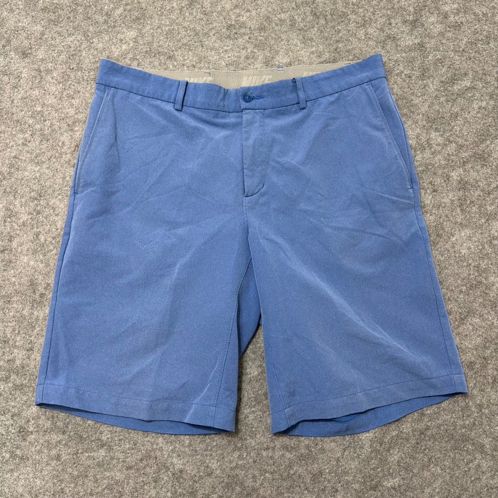 Nike Flex Hybrid Golf Shorts Mens 34 Blue Dri-FIT Flat Front 921753-480 Standard
